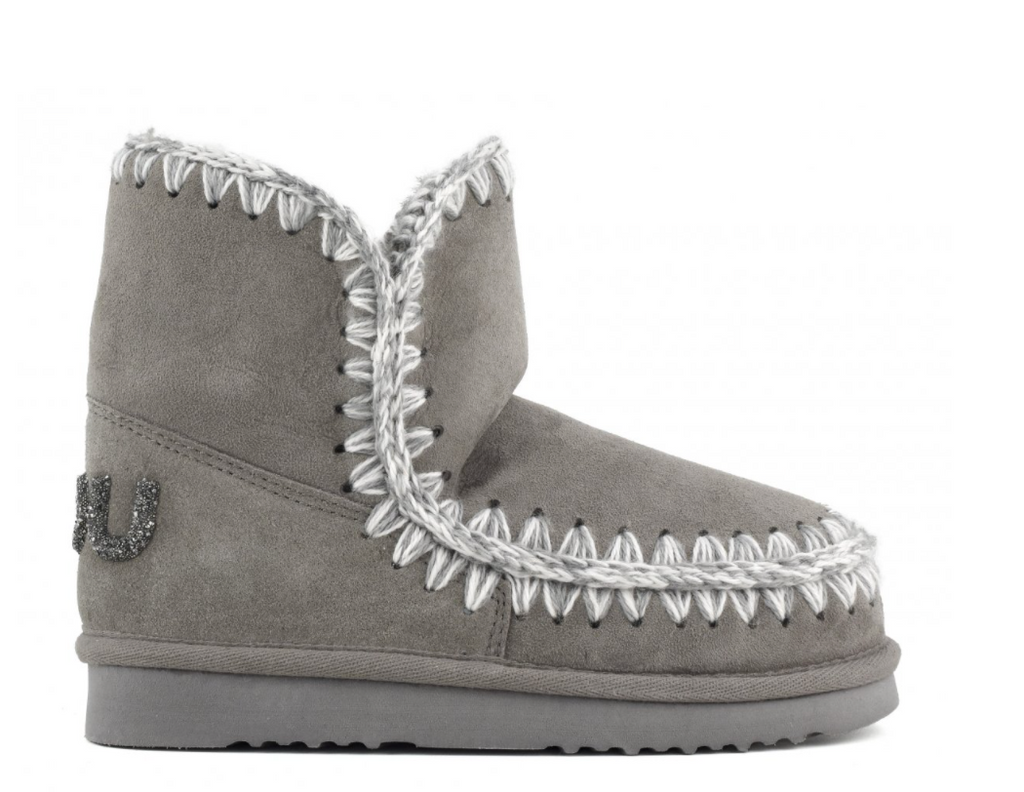 hul Sovereign legation Mou Boots Eskimo 18 Glitter Logo - New Grey – Nell