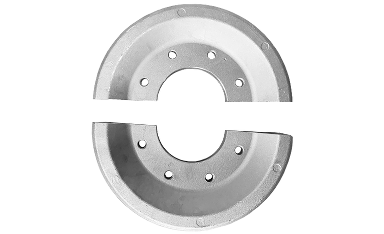 10" DuroForce Alloy Center Split Bogie Wheel Fits Terex PT100 AW10-S