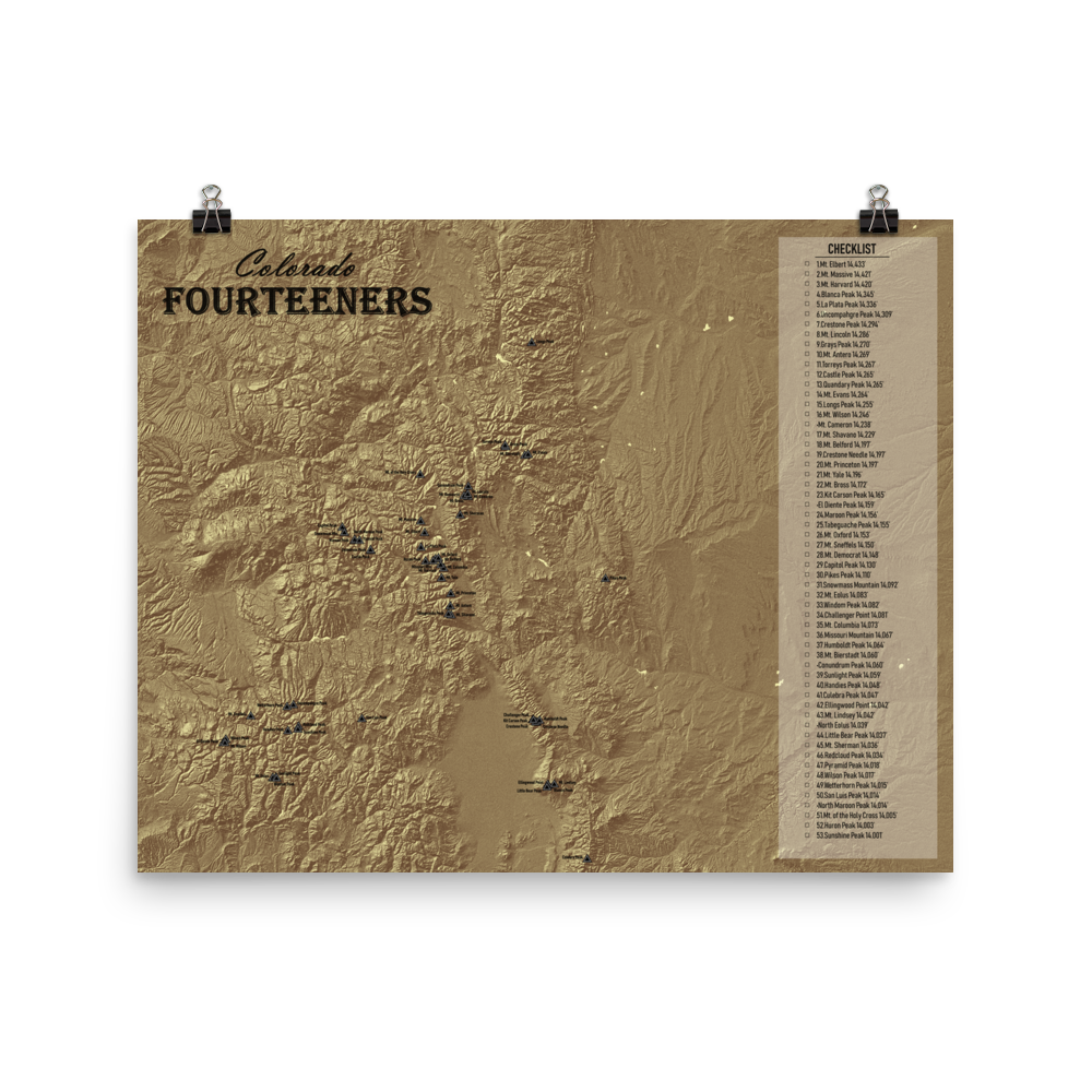 planning routes to climb colorado 14ers map