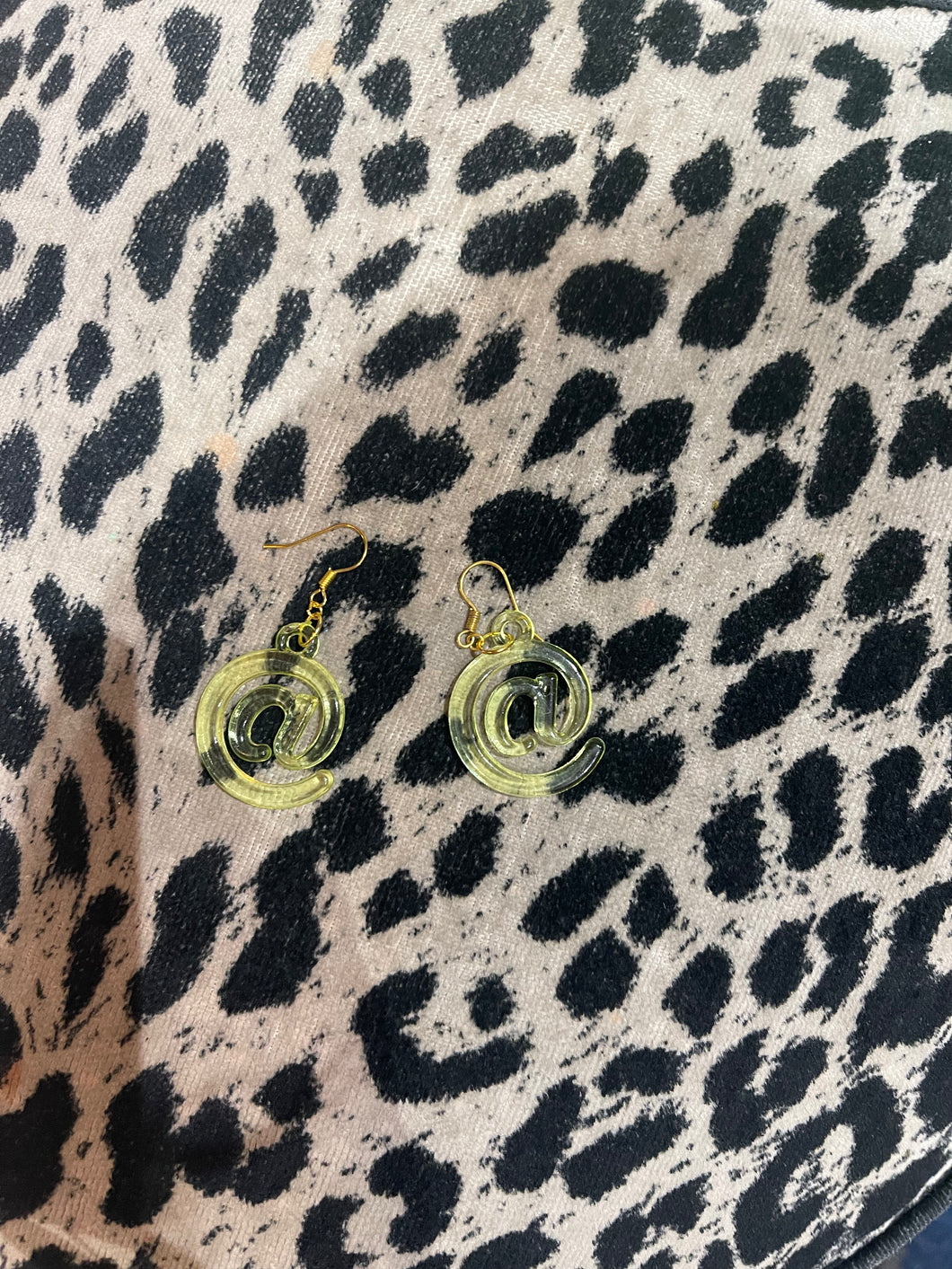 Custom Made At Symbol Earrings Spark Pretty