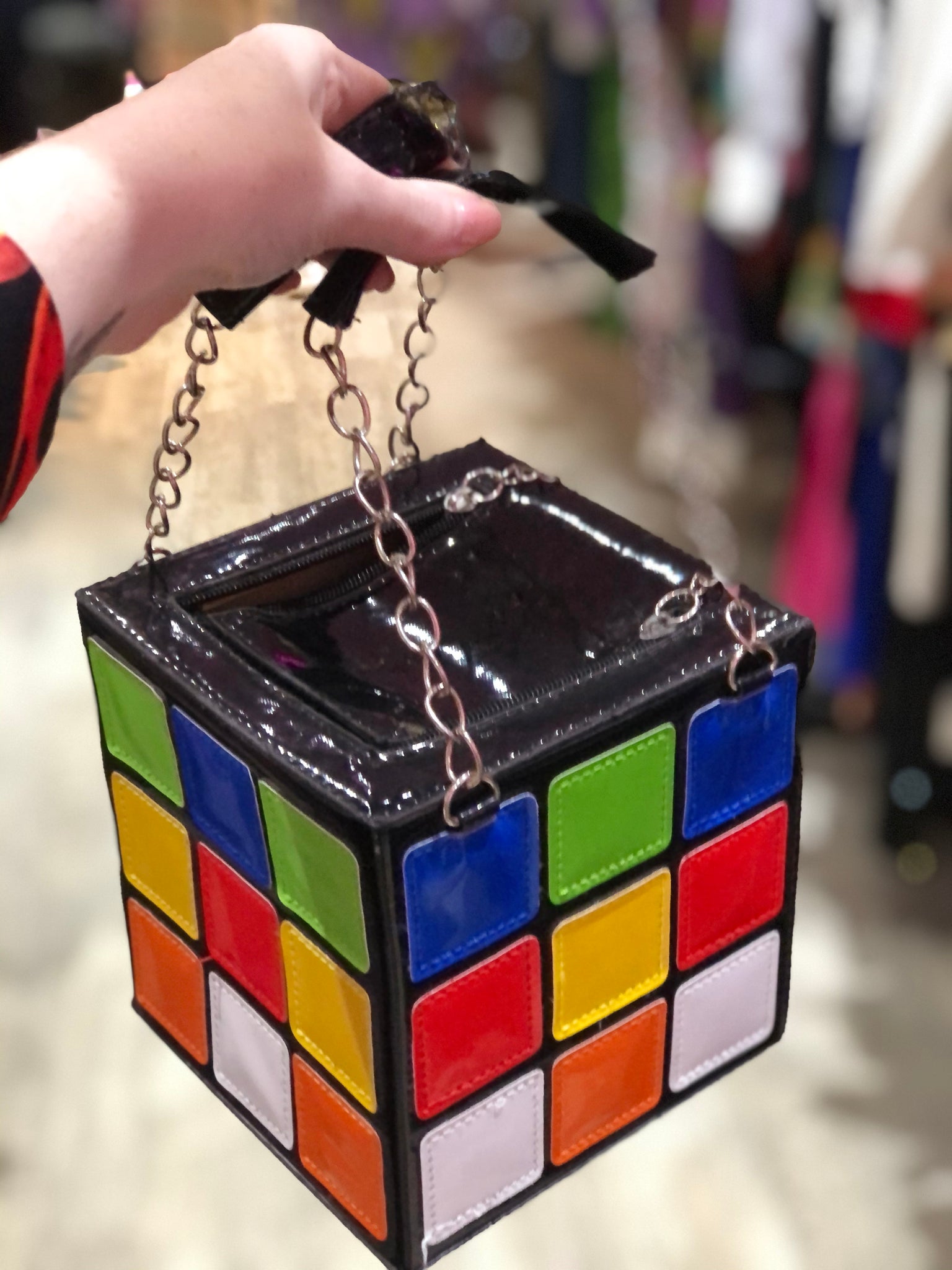 rubik's cube purse
