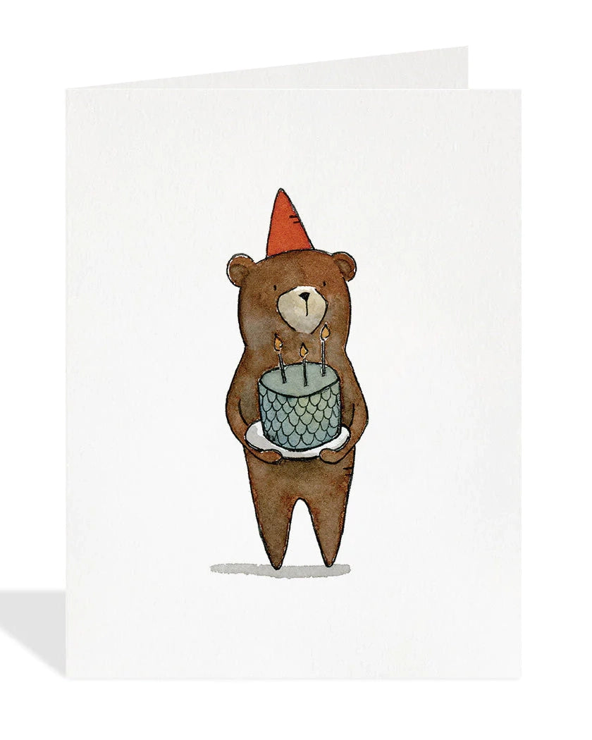 Birthday Bear Greeting Card