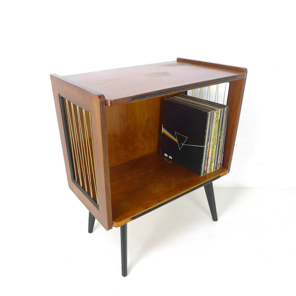 Atomic Hifi Cabinet Teak Record Cabinet Polish Mid Century