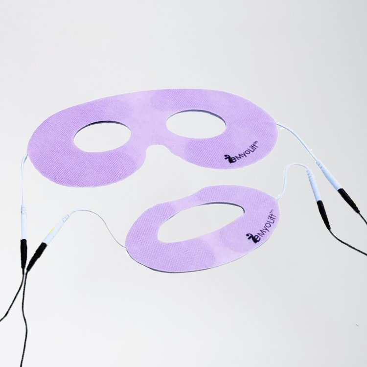 Conductive Mask Bundle Eye Mask Lip Mask with Lead Wire Splitters