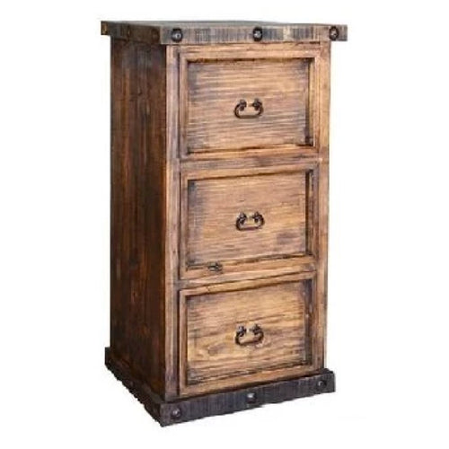 rustic file cabinet