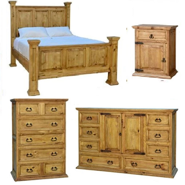 Oasis Bedroom Set Rustic Furniture Depot