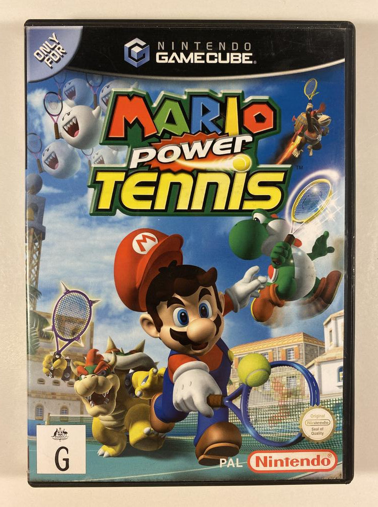 mario power tennis logo