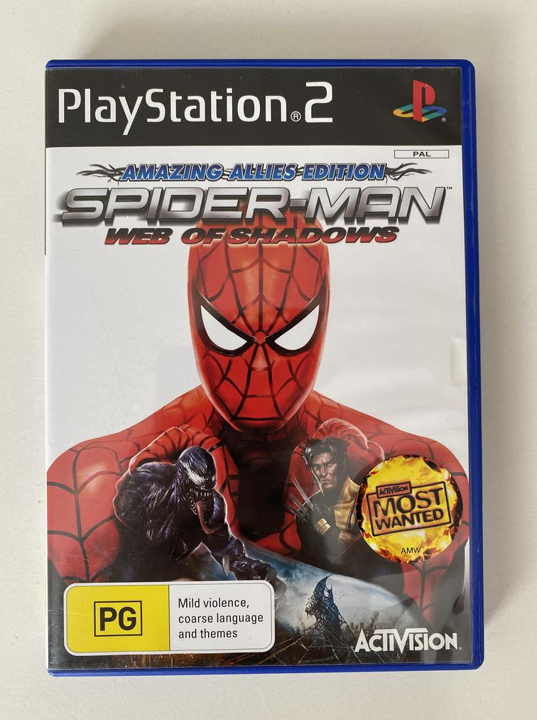 Spider-Man Web of Shadows Amazing Allies Edition (Sony PlayStation 2) |  GameFleets