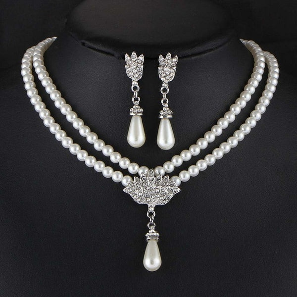 2PCS Pearl Necklace Set, … curated on LTK