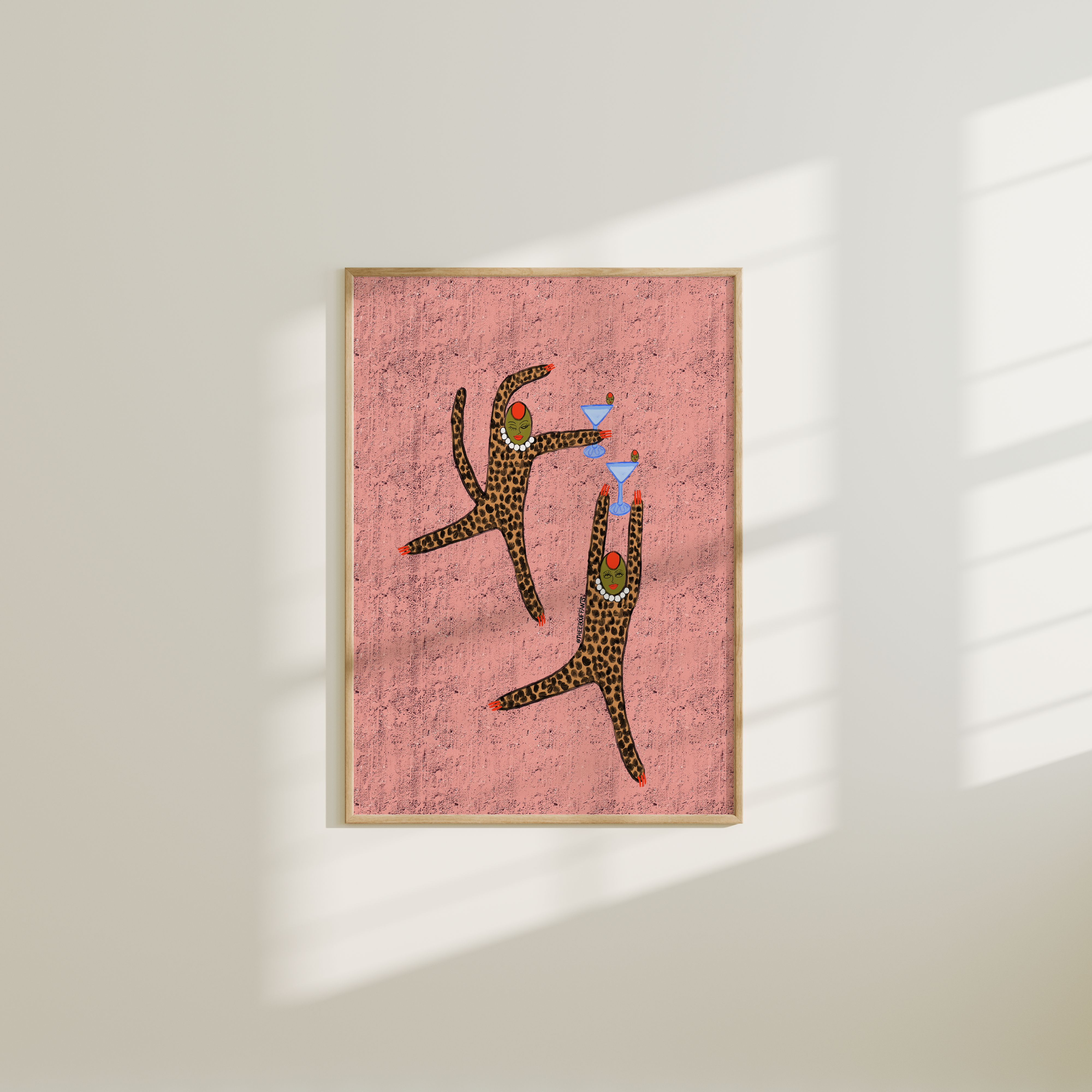 Wild Olive Creatures Print
