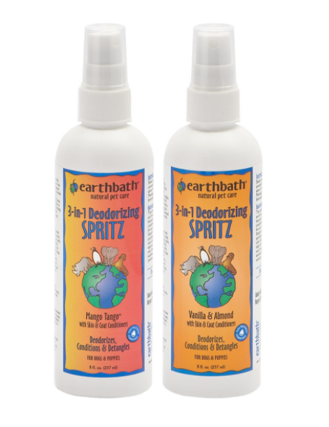 earthbath vanilla almond deodorizing dog spritz