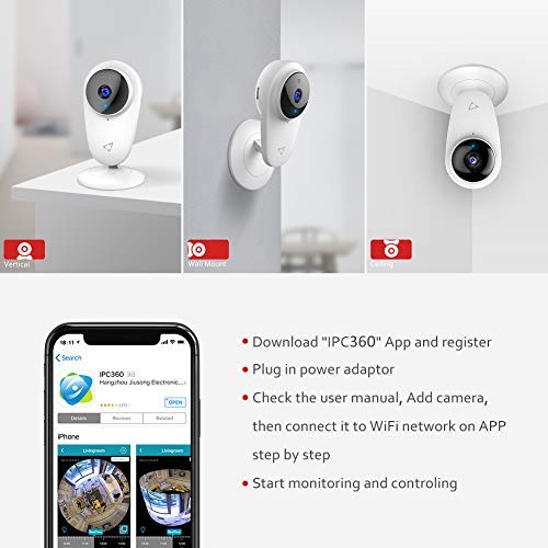 victure 1080p fhd baby monitor