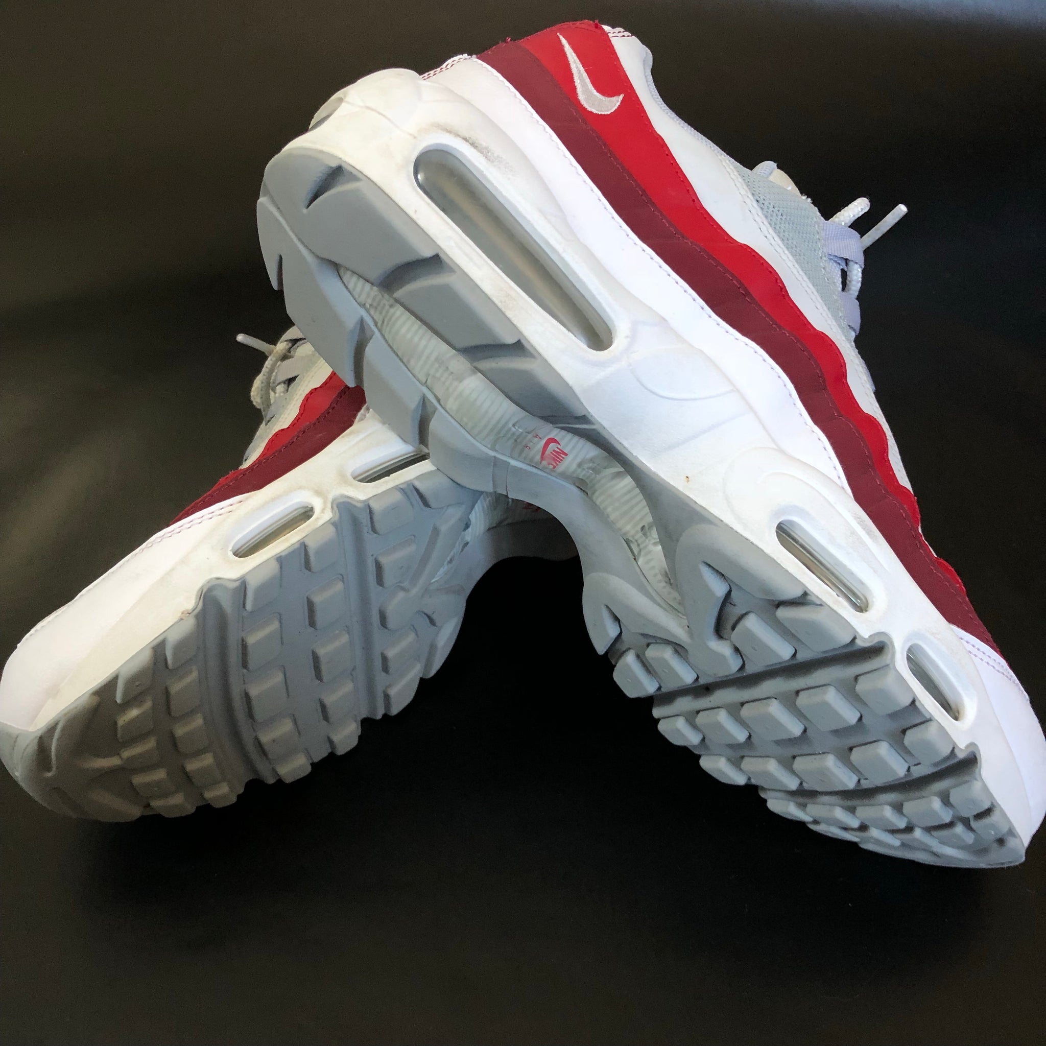 nike air max 95 white team red