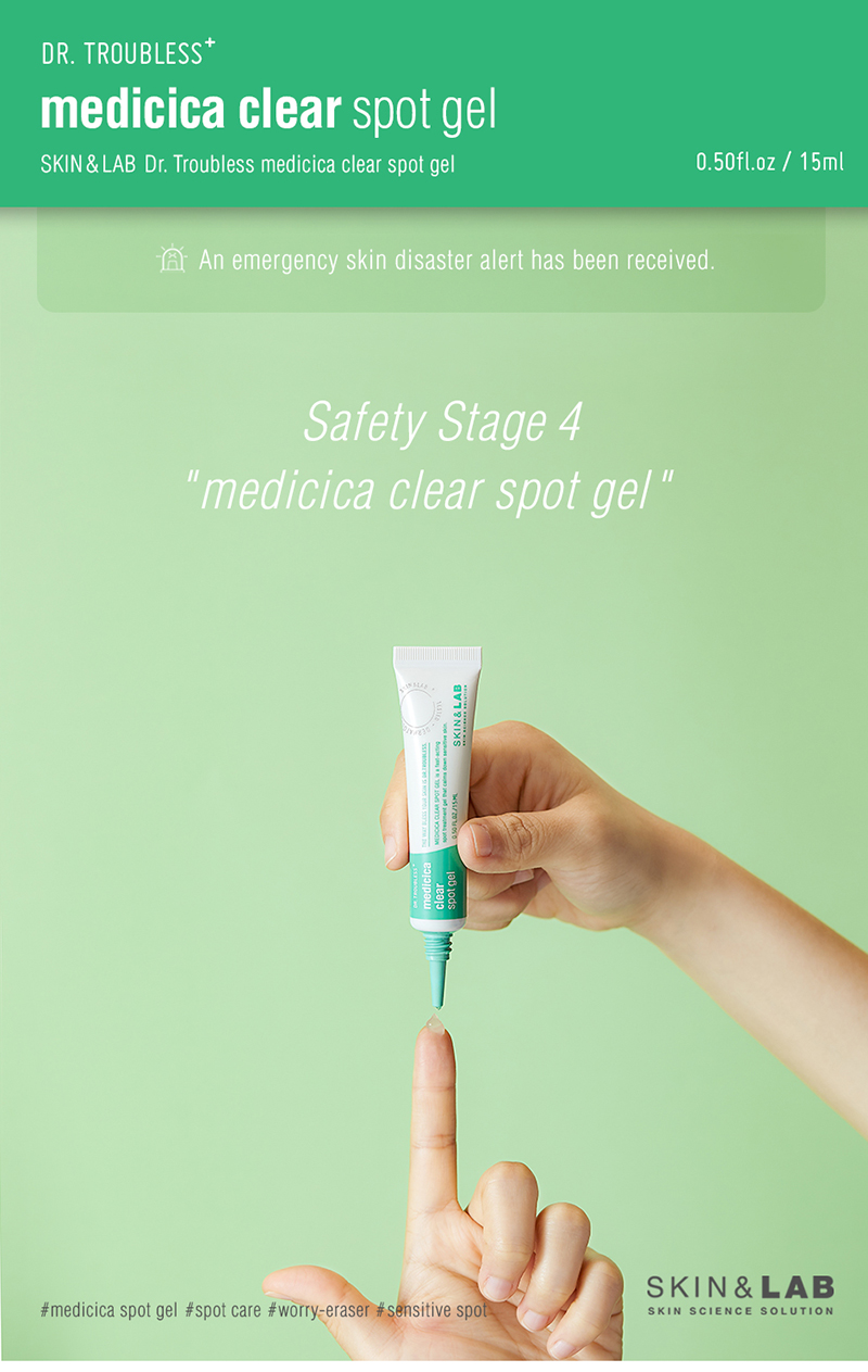 SKIN&LAB - Medicica Clear Spot Gel - 15ml (Bölgesel Sorunlar İçin Hızlı Onarma Jeli) Kore Kozmetik ve Cilt Bakım Ürünleri Türkiye K-Beauty  Skin&Lab Cilt Bakım Ürünleri Türkiye Satış