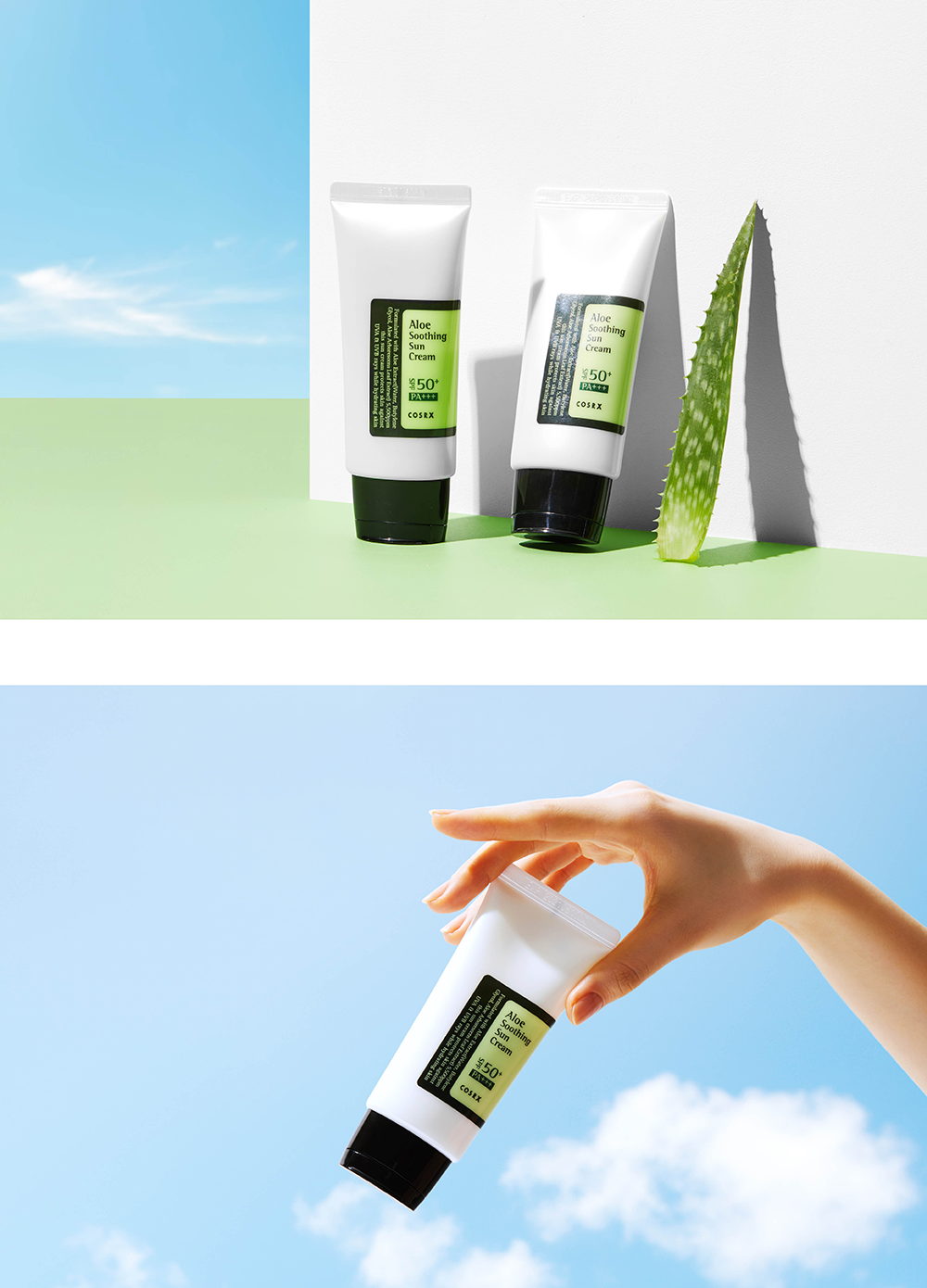 Cosrx aloe soothing sun. COSRX Aloe Soothing Sun Cream spf50. Крем SPF 50 Aloe Soothing Sun Cream. Aloe Soothing Sun Cream spf50 pa+++. COSRX крем spf50.