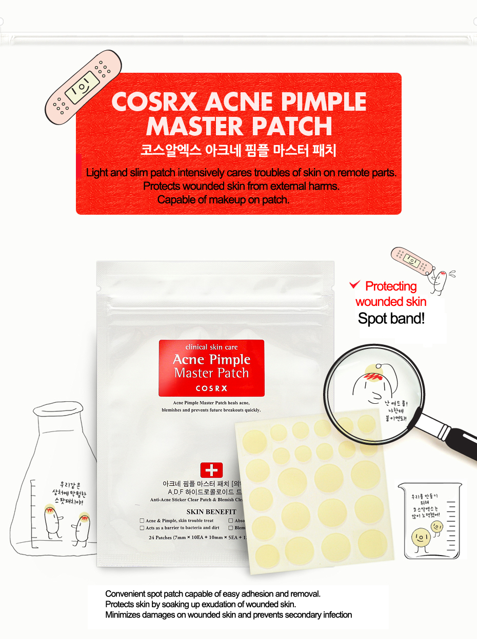 COSRX Acne Pimple Master Patch Kurutucu Akne Bandı / Türkiye Kore Kozmetik Ürünleri