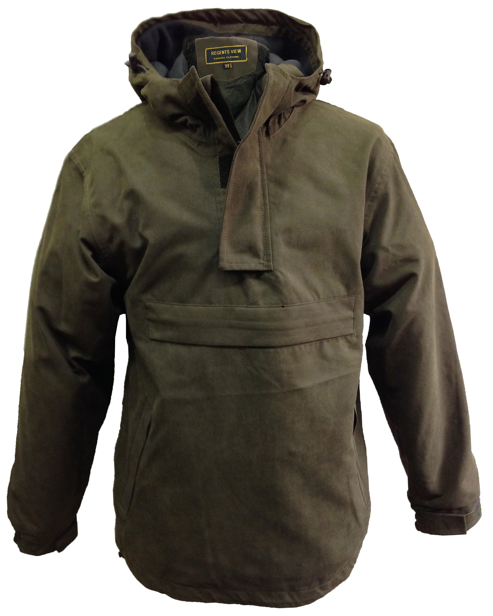 waxed cotton smock