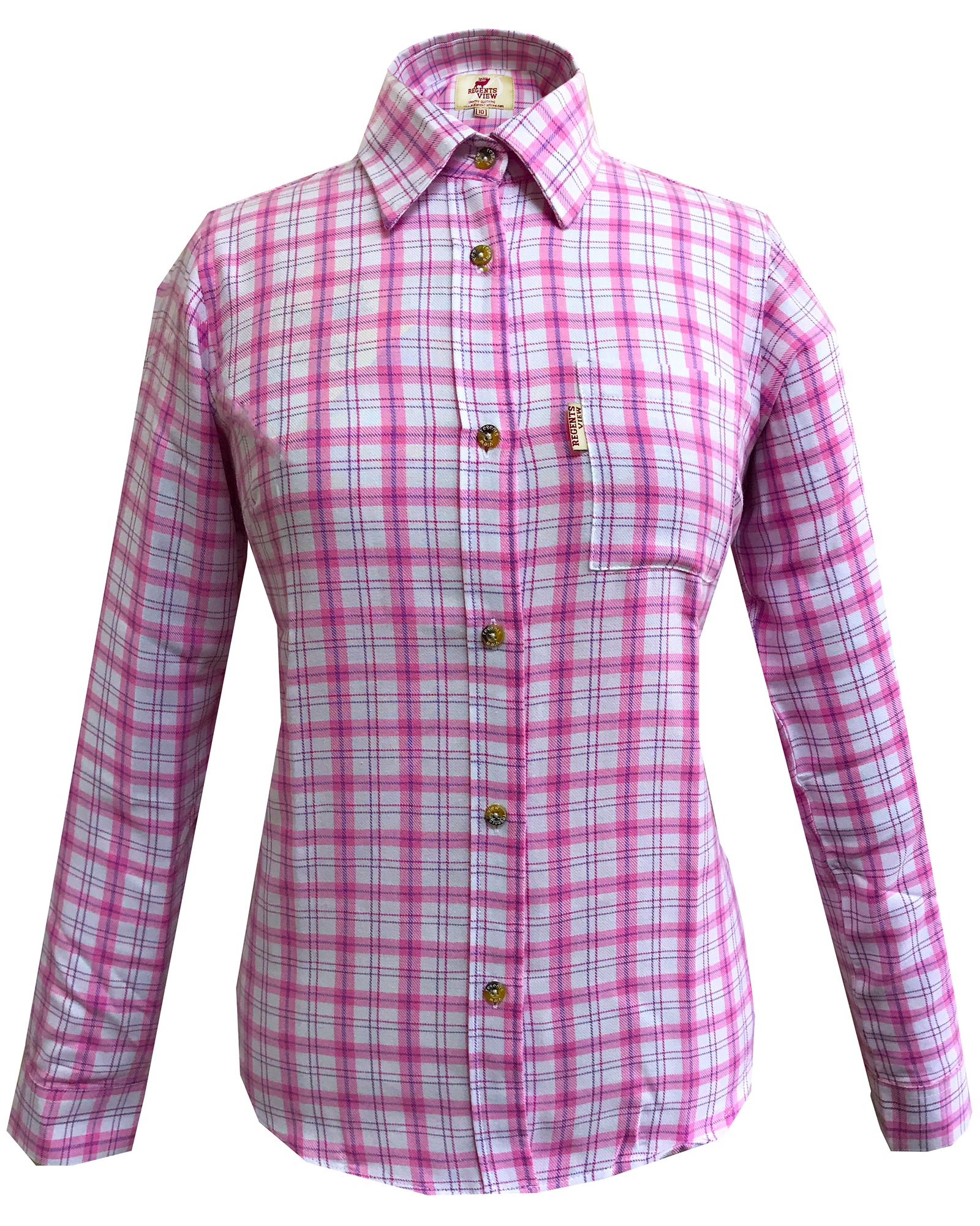 Regents View Women Superior Quality Long Sleeve Shirt - SHP1 Pink ...