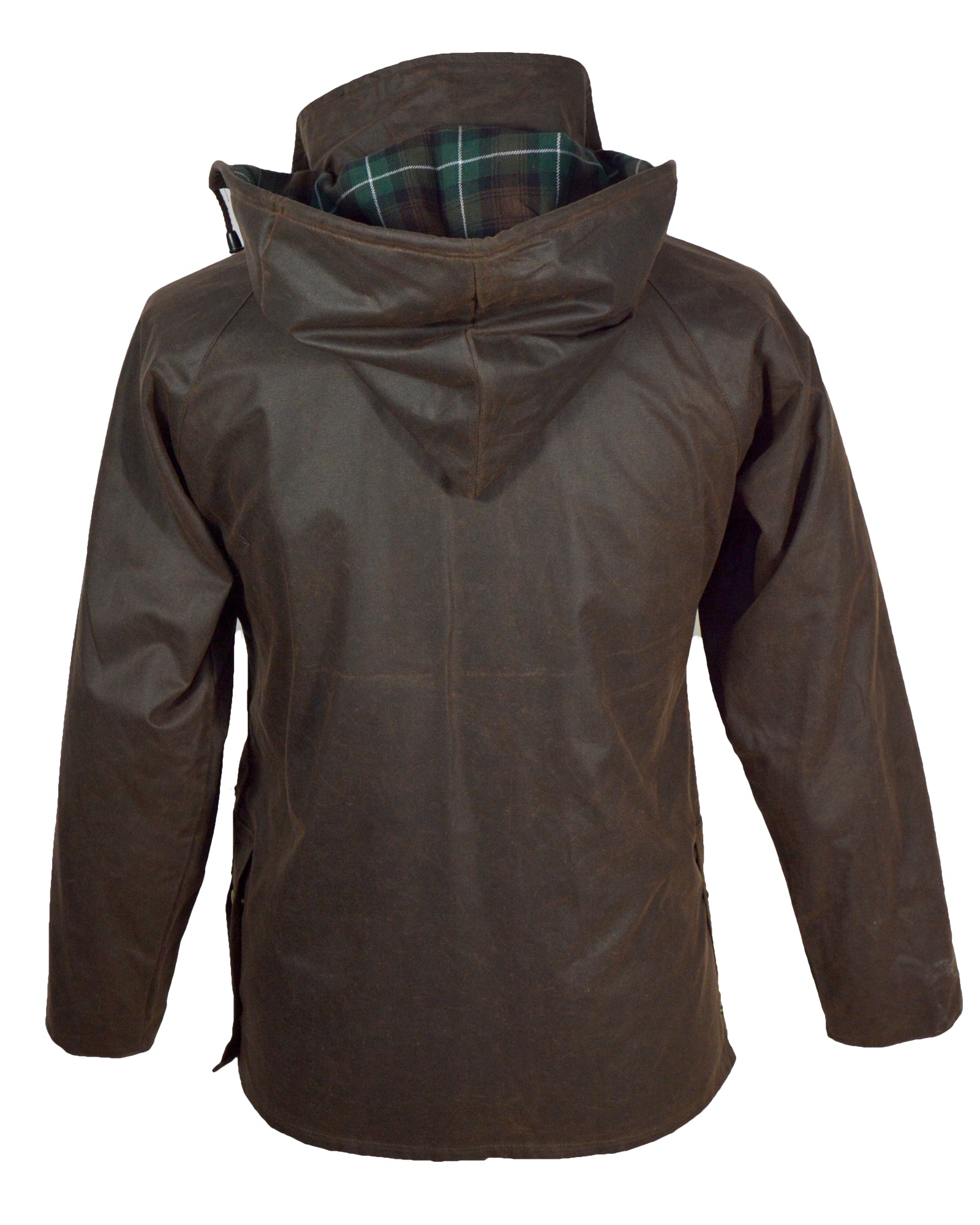 mens brown hooded jacket