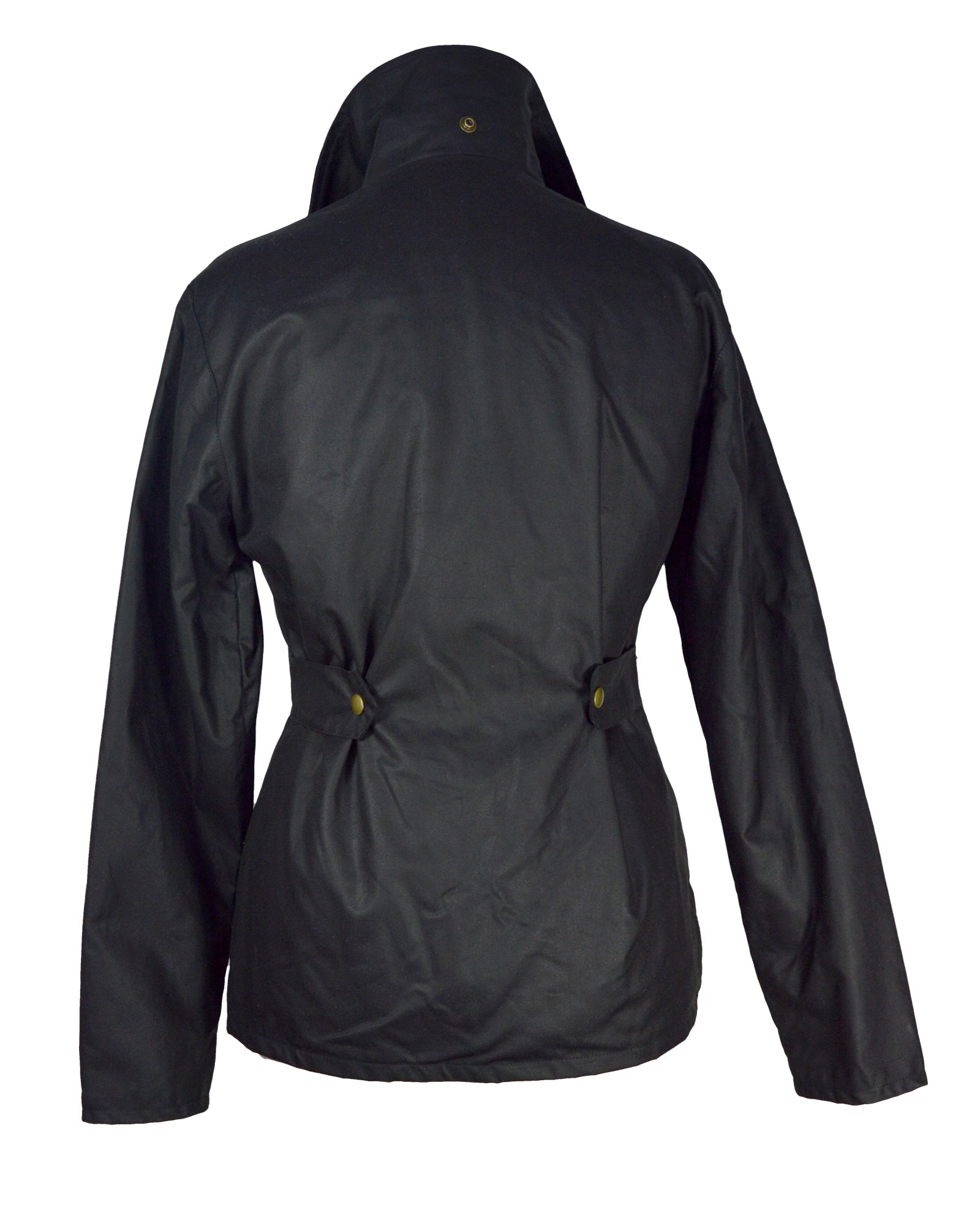 fitted wax jacket womens