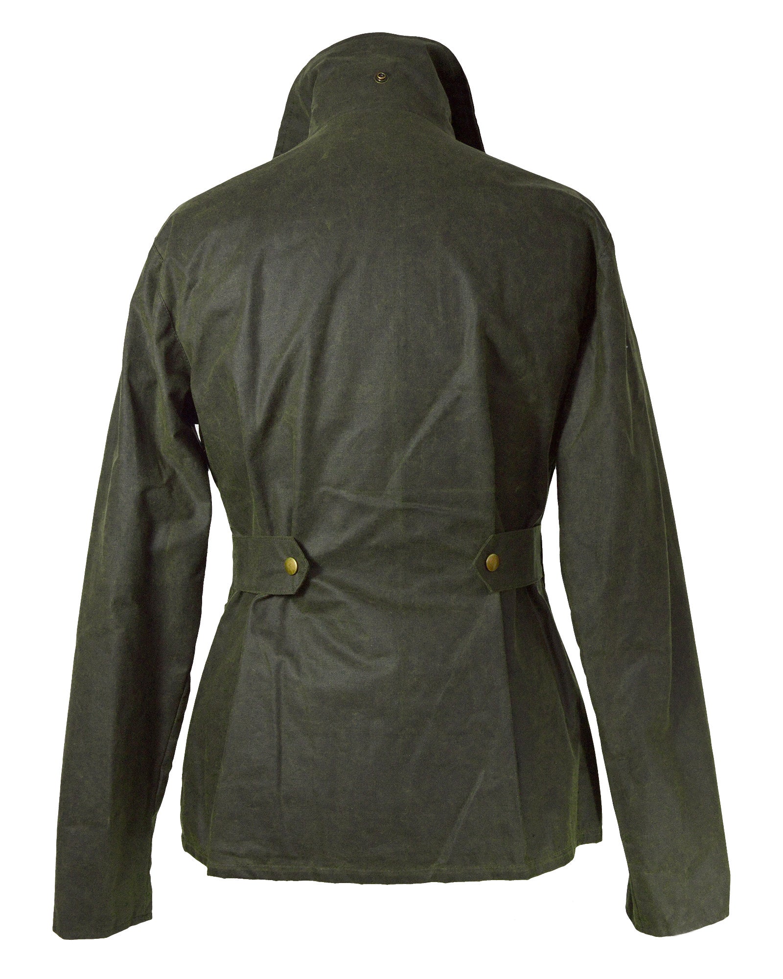 fitted wax jacket womens