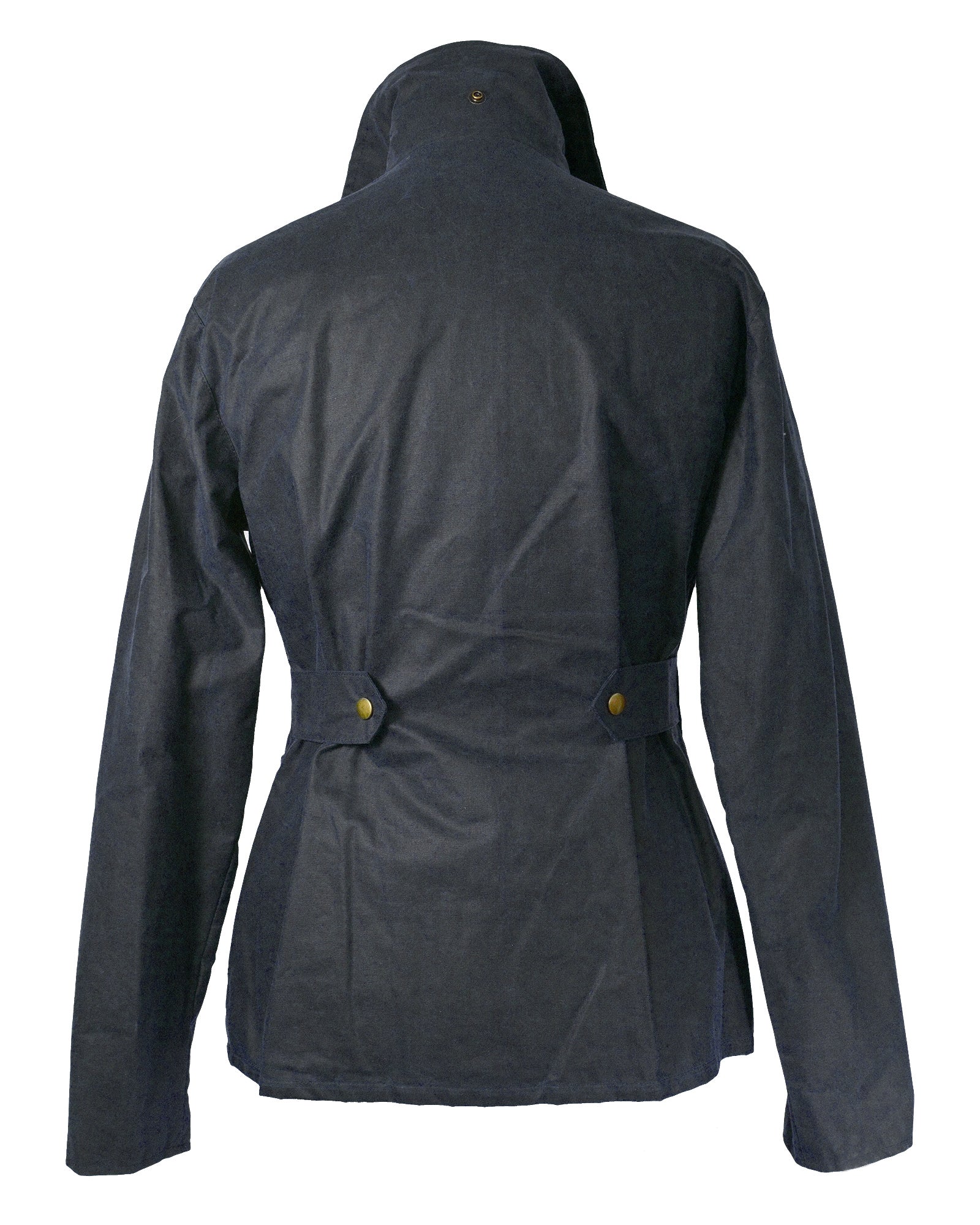 womens navy wax jacket