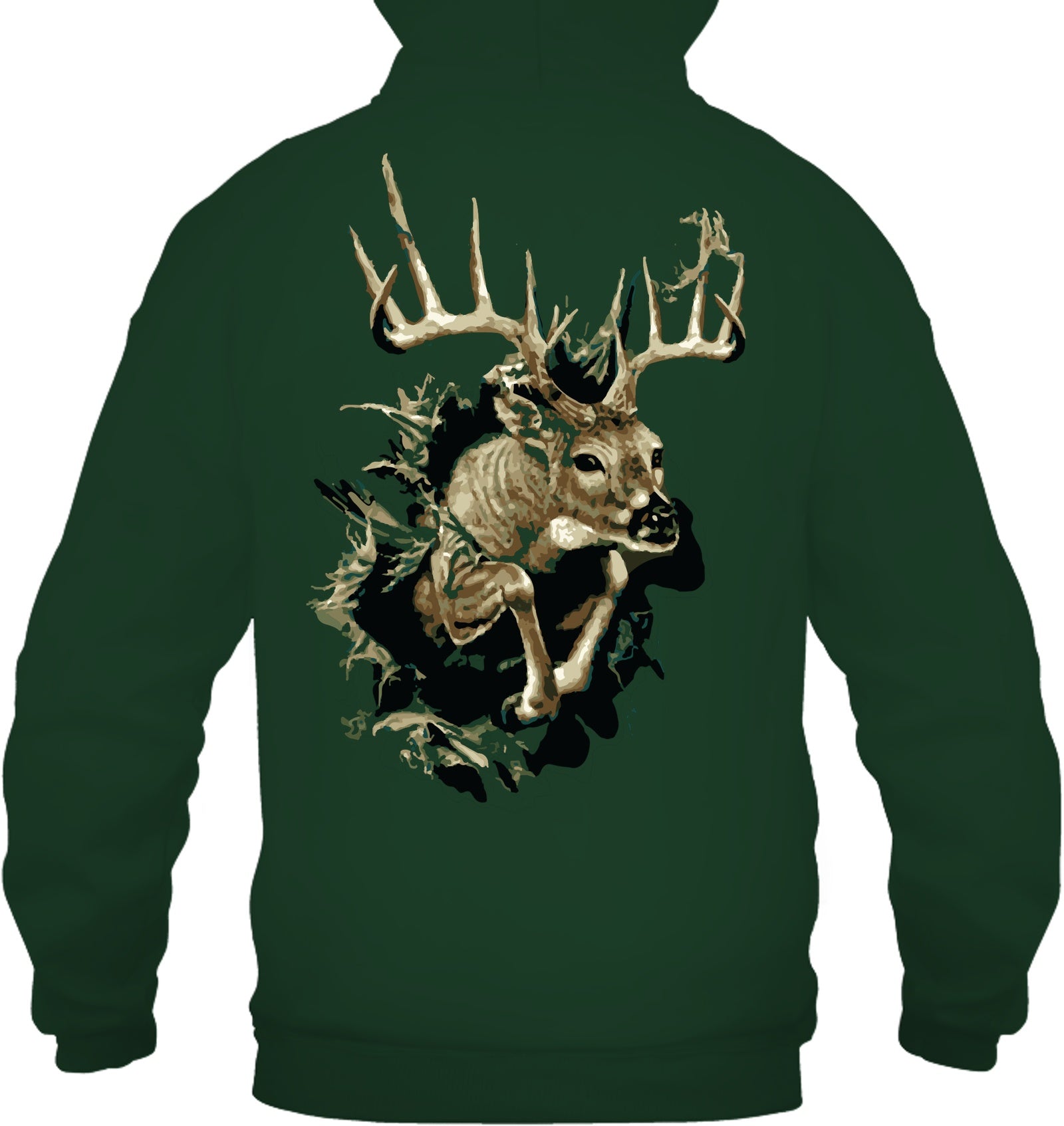 3d deer hoodies