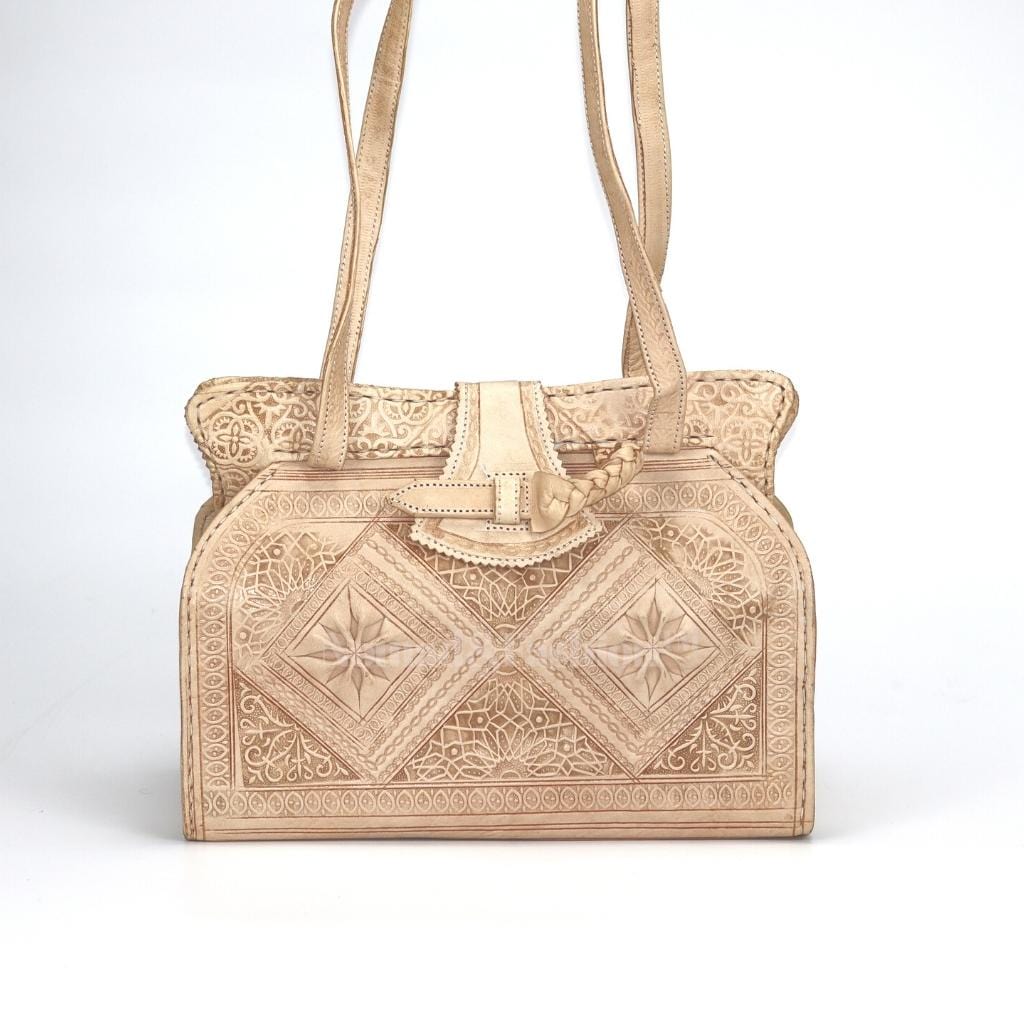 leather kilim travel bag