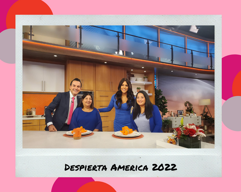 univision despierta america hosts carlitos and francisca with ring of color founder