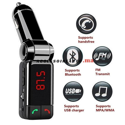 Bluetooth Chargeur Fm Transmitter de voiture – Accessoireauto