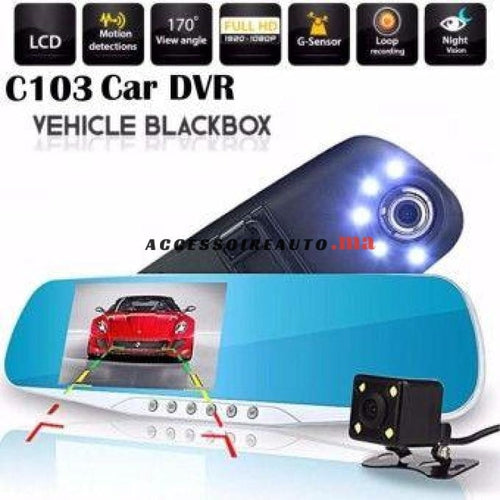 Dashcam Double caméra Led - DVR