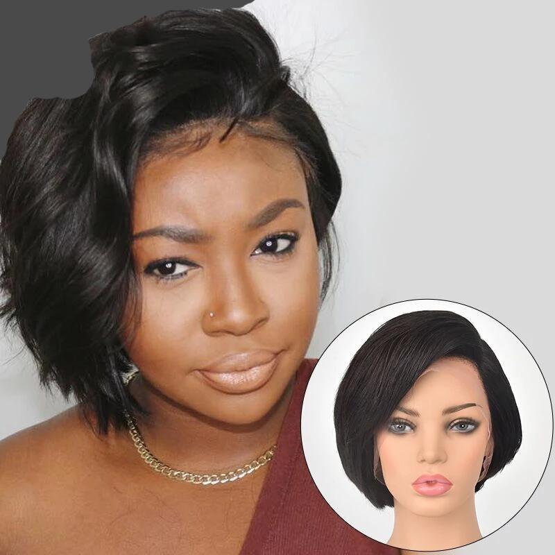 brazilian human hair short wigs