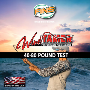 FINS WIND TAMER BRAID - Chaos Tackle - Fins Braided Fishing Line