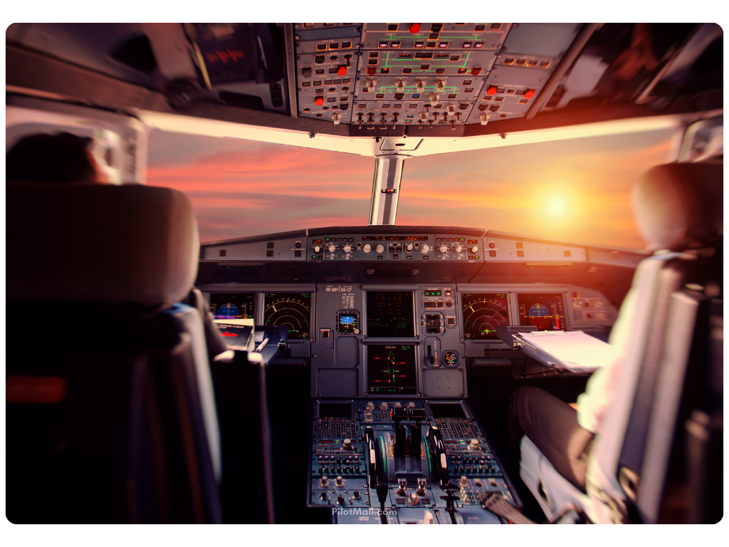 Cockpit instruments from a Commercial Aircraft