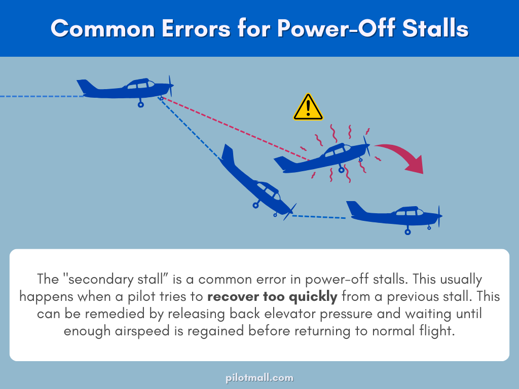 Common Errors for Power-Off Stalls