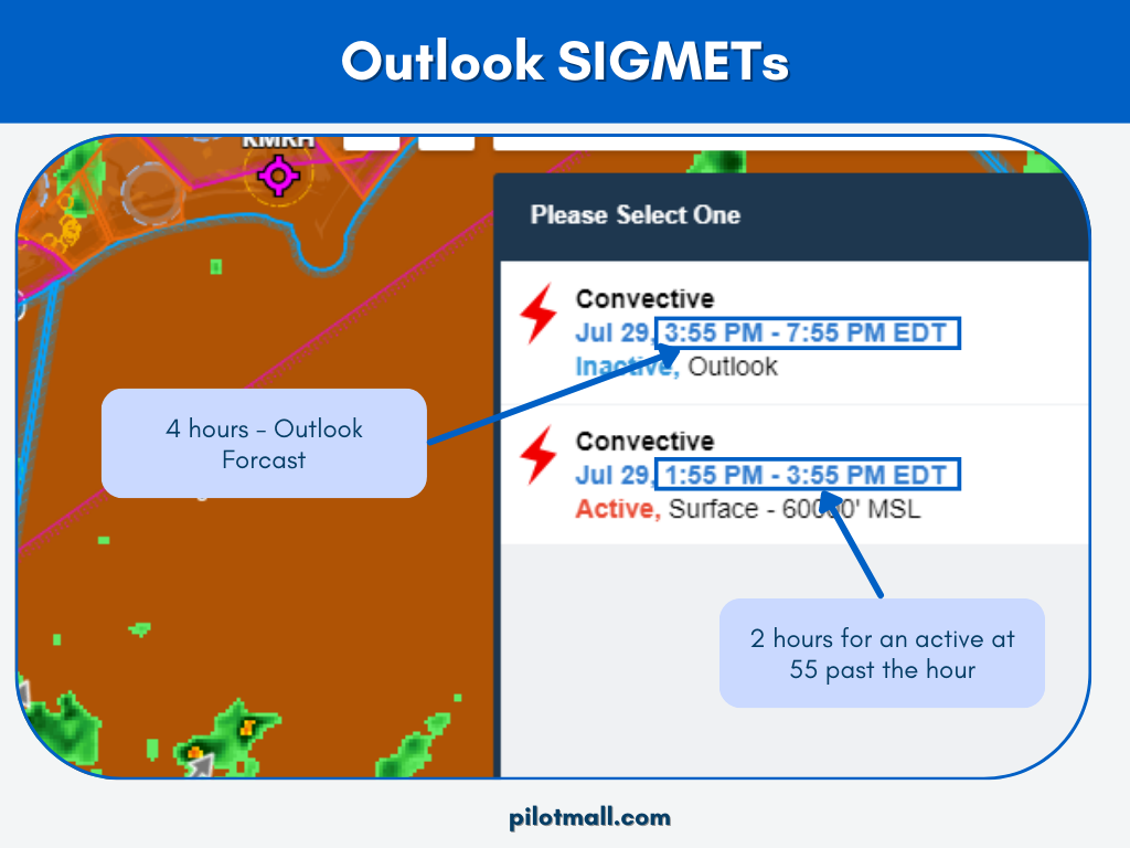 Finding Outlook SIGMETs on ForeFlight - Pilot Mall