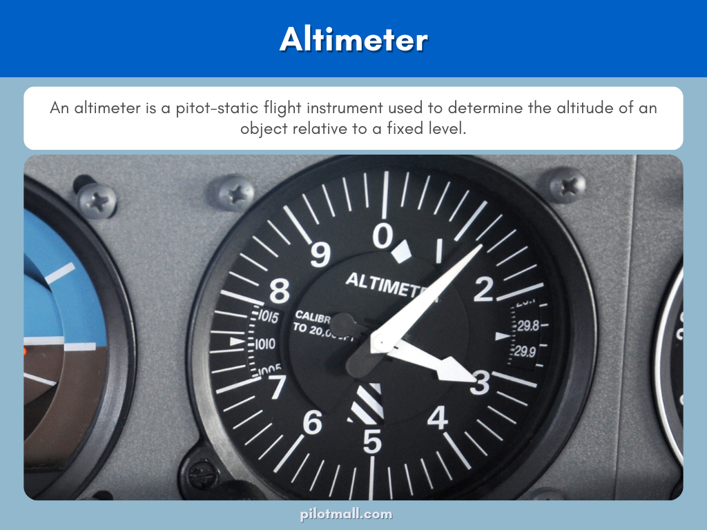Flight Instruments - Altimeter - Pilot Mall