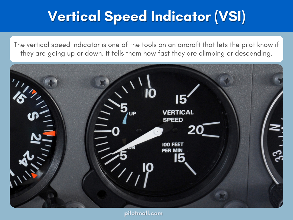 Instrumentos de vuelo - Indicador de velocidad vertical - Pilot Mall