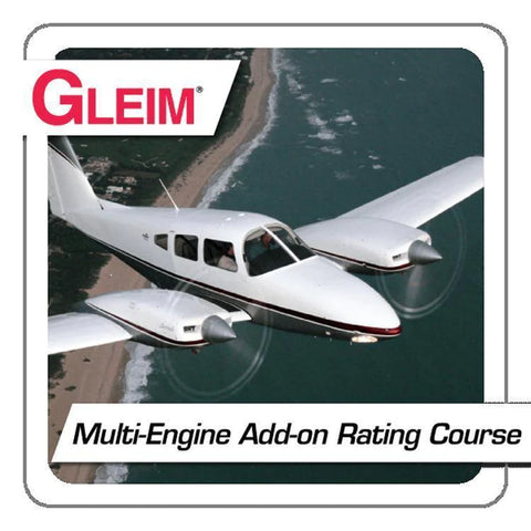 Curso de calificación adicional para motores múltiples en línea de Gleim
