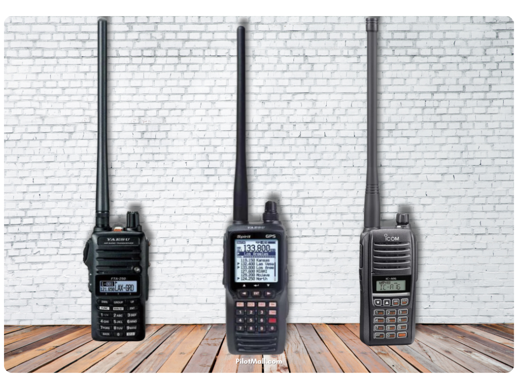Handheld Aviation Radios - VHF Transceiver Handheld Radio with Bluetooth
