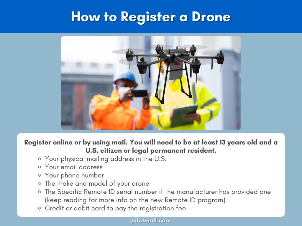 How to Register a Drone - Pilot Mall