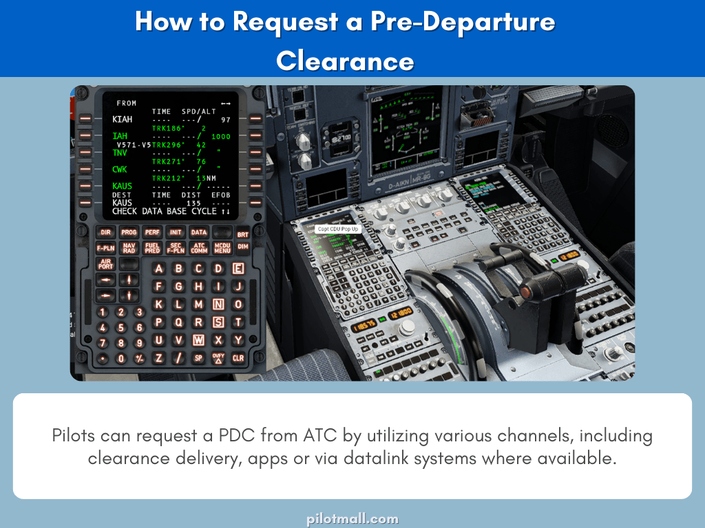 How to Request a Pre-Departure Delivery Clearance - Pilot Mall