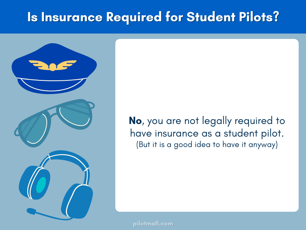 ¿Se requiere seguro para estudiantes piloto? - Pilot Mall