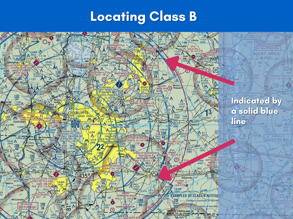 Locating Class B Airspace on a Chart - Pilot Mall