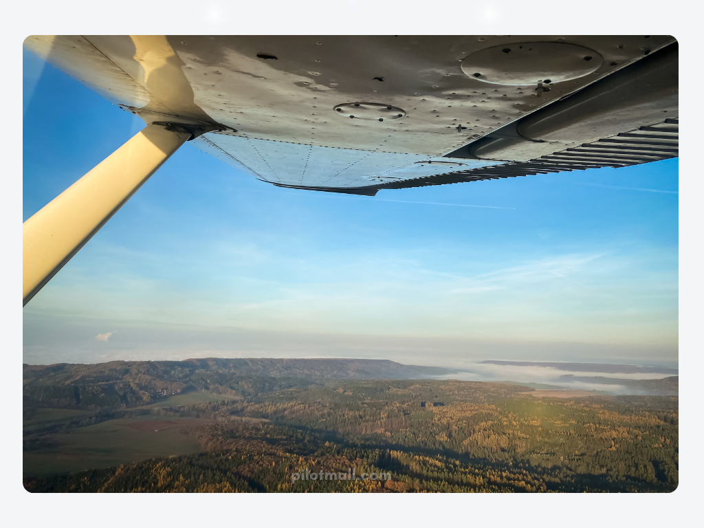 Looking Out at the Wing of a Cessna - Pilot Mall