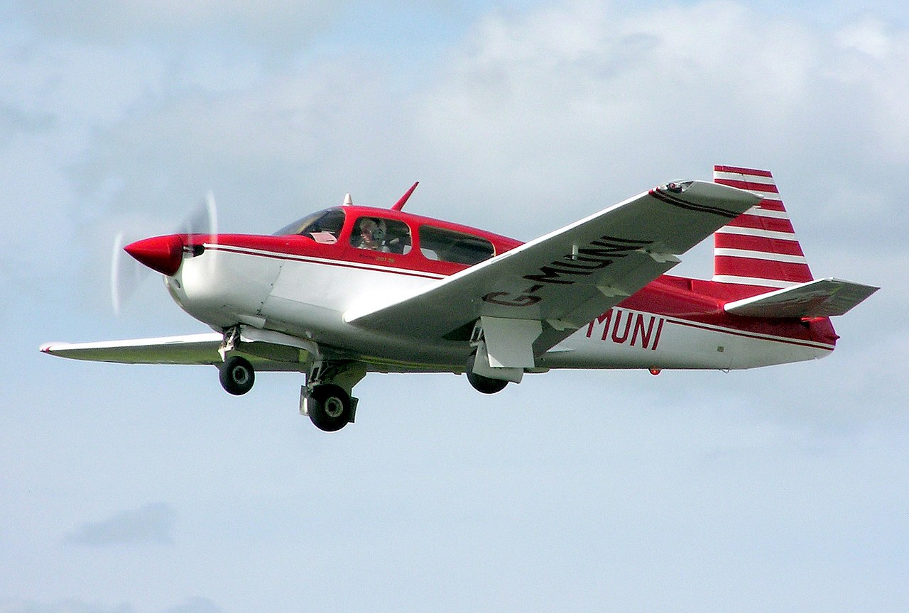 A Mooney M20J Airplane at Kemble Airfield Photo by Adrian Pingstone