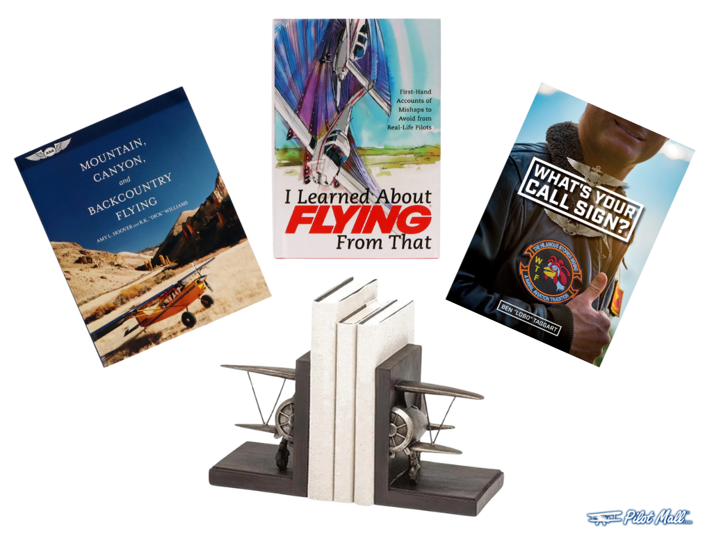 Picture of Aviation Books and Book Ends - Pilot Mall