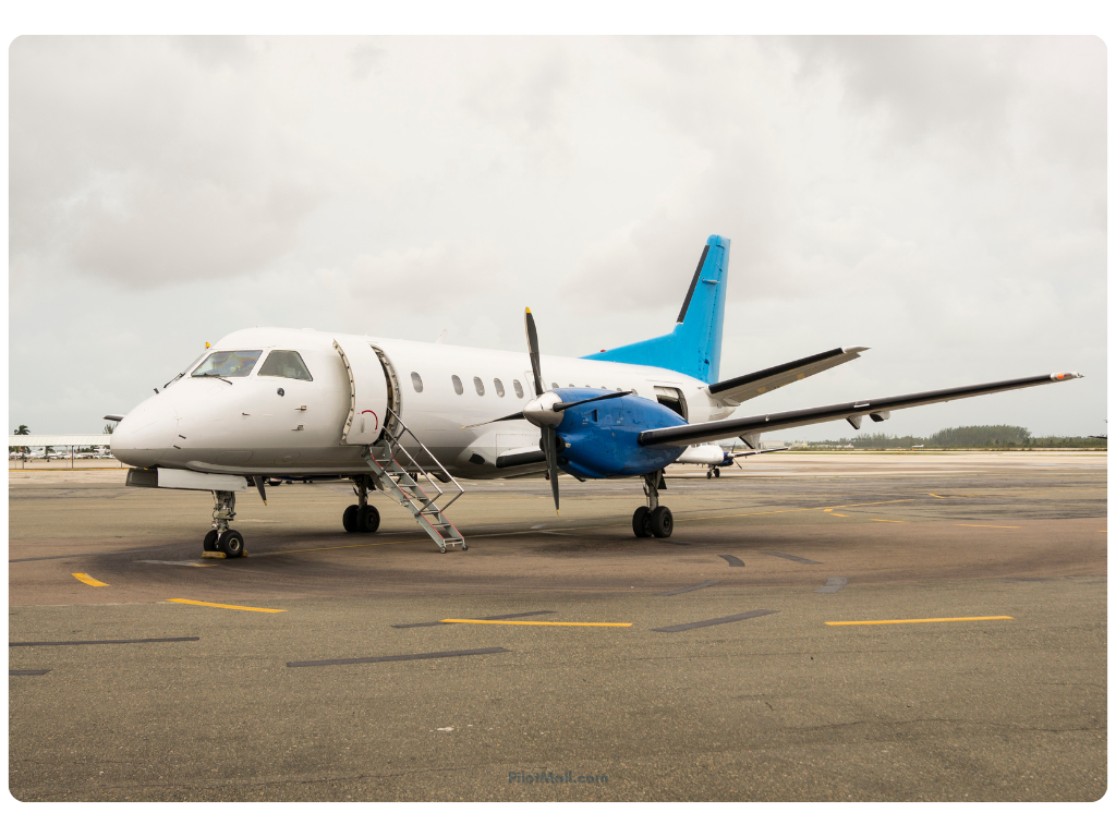Private Plane on Bahamas Tarmac - Pilot Mall
