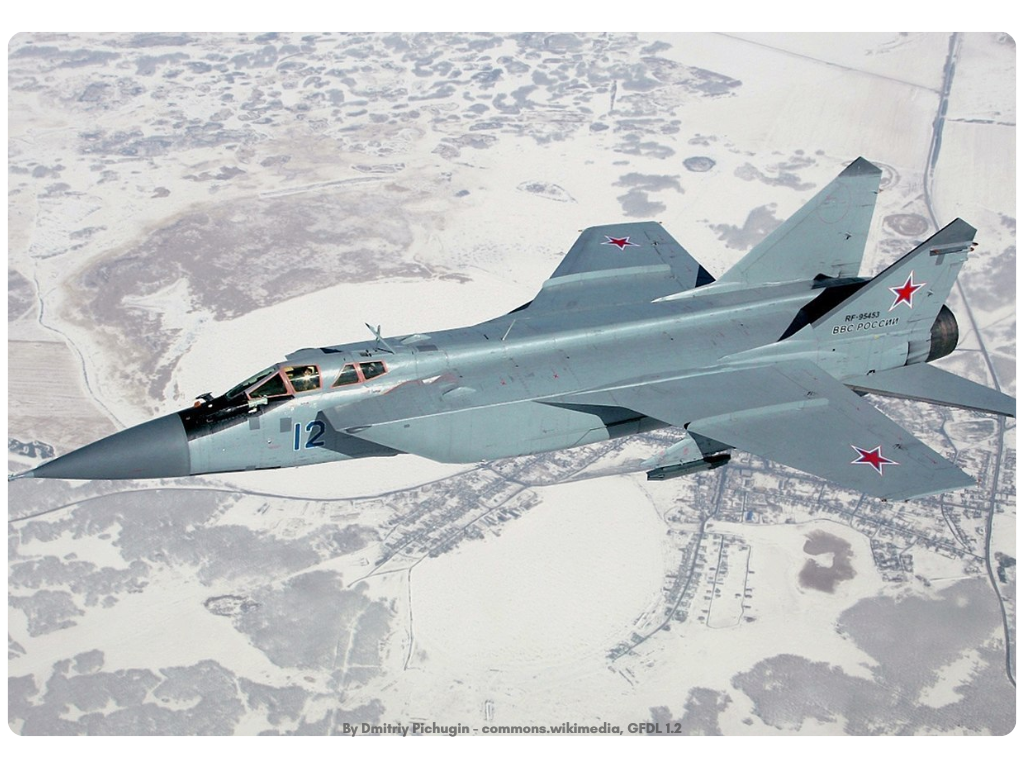 Fuerza Aérea Rusa Mikoyan-Gurevich MiG-31