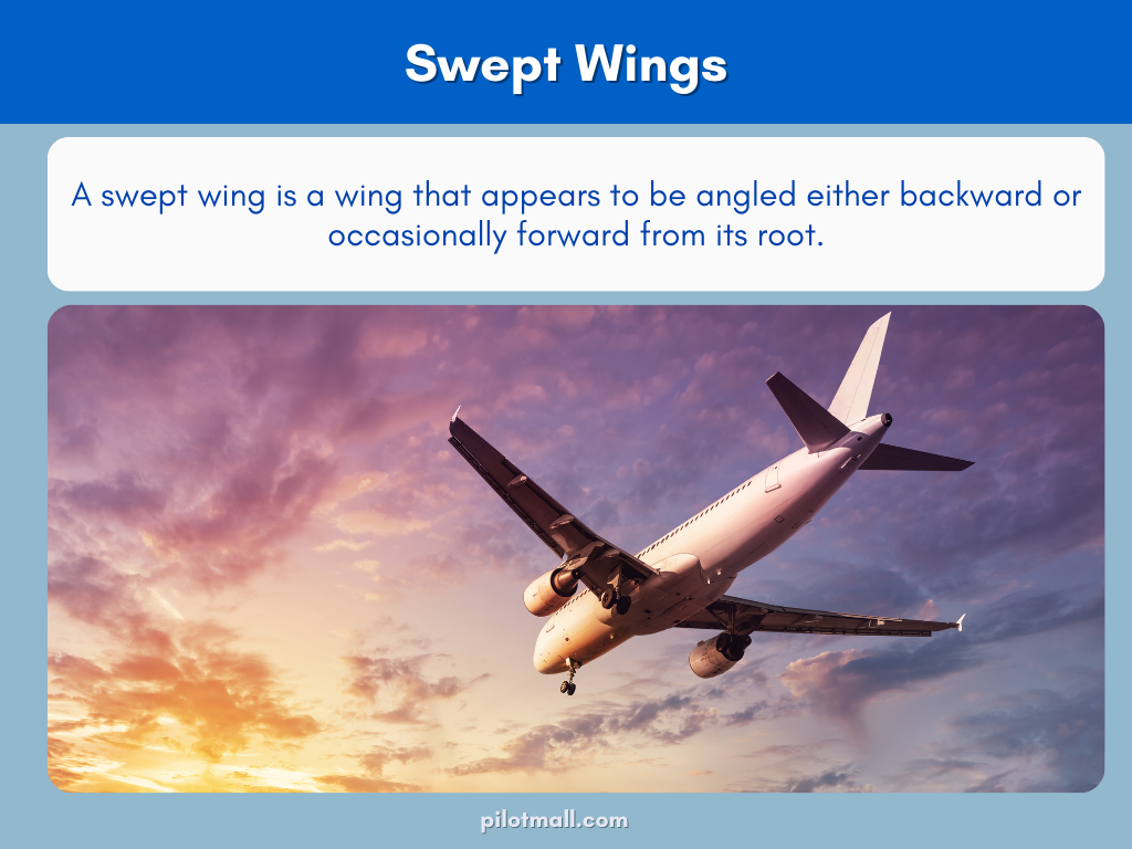 explanation of swept back wings